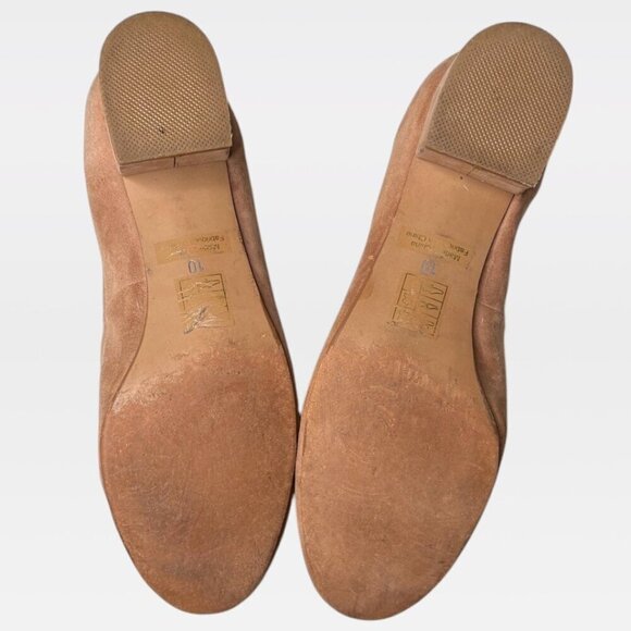 Jeffrey Campbell Brown Suede Block Low Heel Pump Shoe Size 10 - Picture 7 of 12